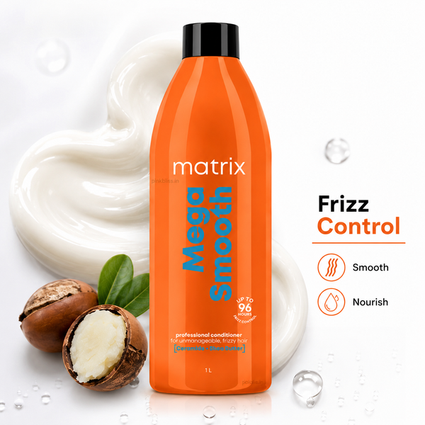 Matrix Mega Smooth Conditioner for Frizzy Hair with Shea Butter 1000ml