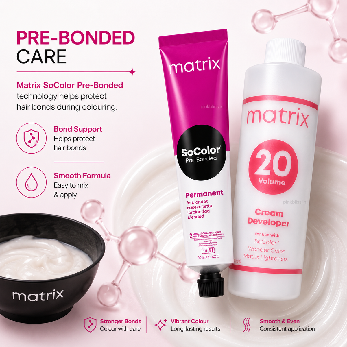 Matrix SoColor 2.0 2NN Black Hair Color & 20 Vol Developer Combo