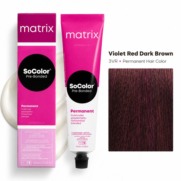 Matrix SoColor 3.26 3VR Violet Red Dark Brown Permanent Hair Color