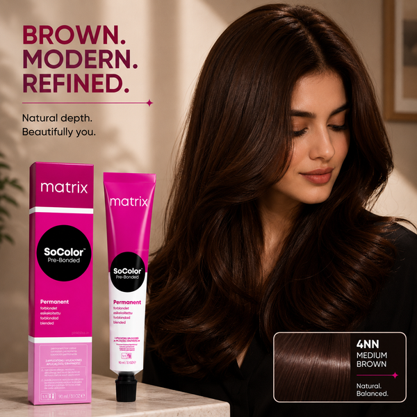 Matrix SoColor 4.0 4NN Medium Brown Permanent Hair Color