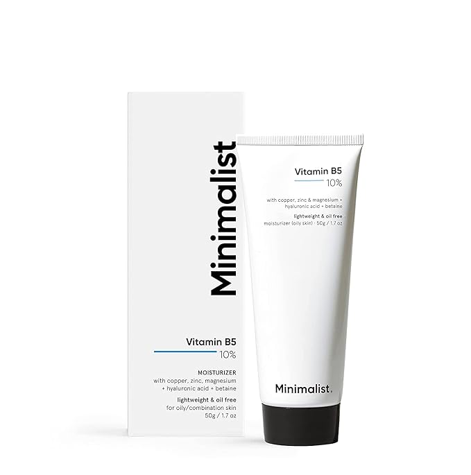 Minimalist 10% Vitamin B5 Gel Face Moisturizer for Oily & Combination Skin 50g