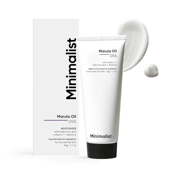 Minimalist Marula Oil 5% Face Moisturizer for Dry & Normal Skin 50g