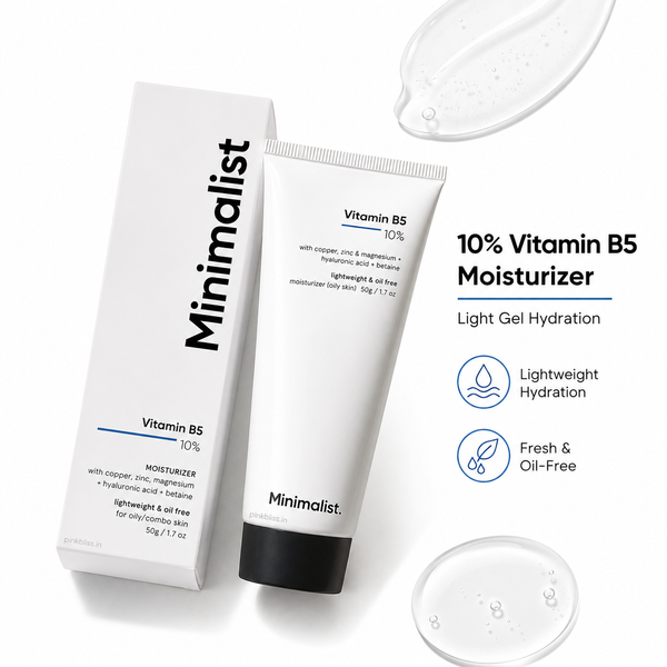 Minimalist 10% Vitamin B5 Gel Face Moisturizer for Oily & Combination Skin 50g