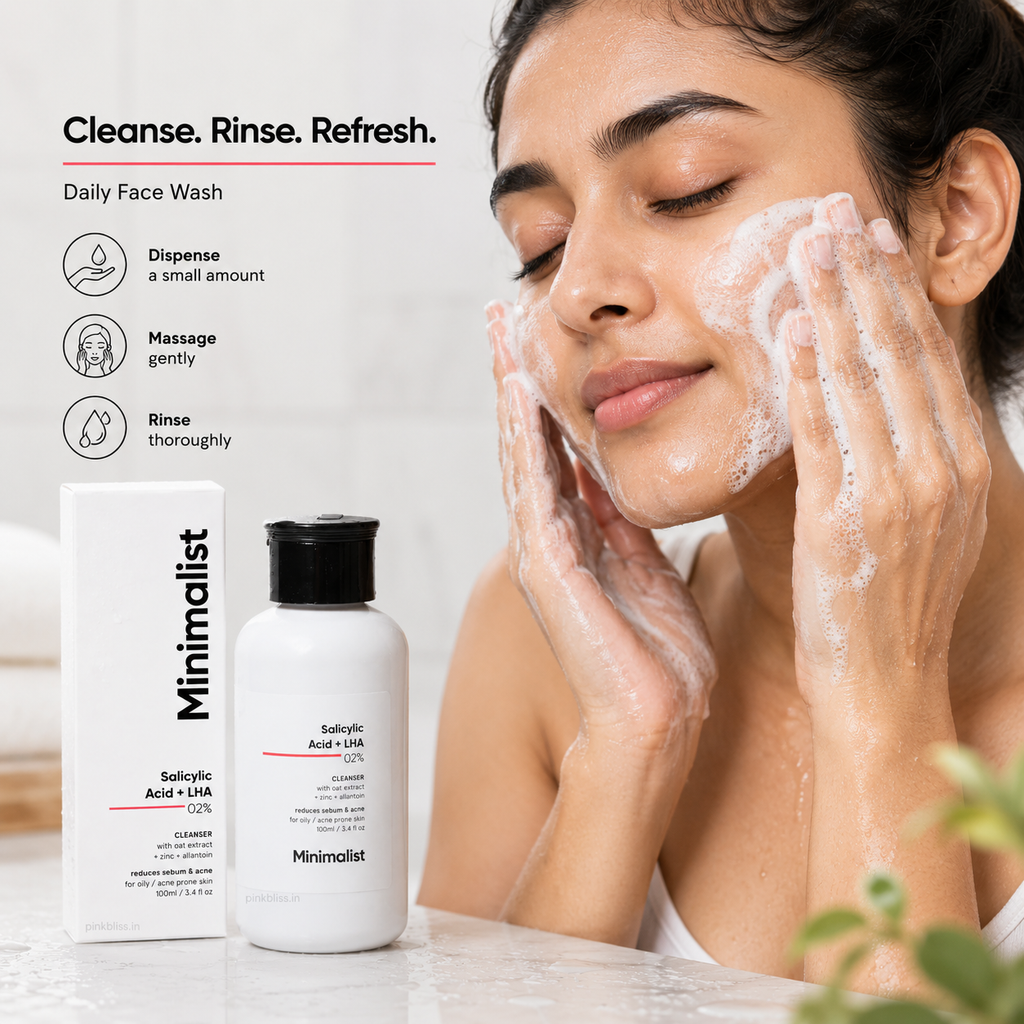 Minimalist 2% Salicylic Acid Face Cleanser for Oily & Combination Skin 100ml
