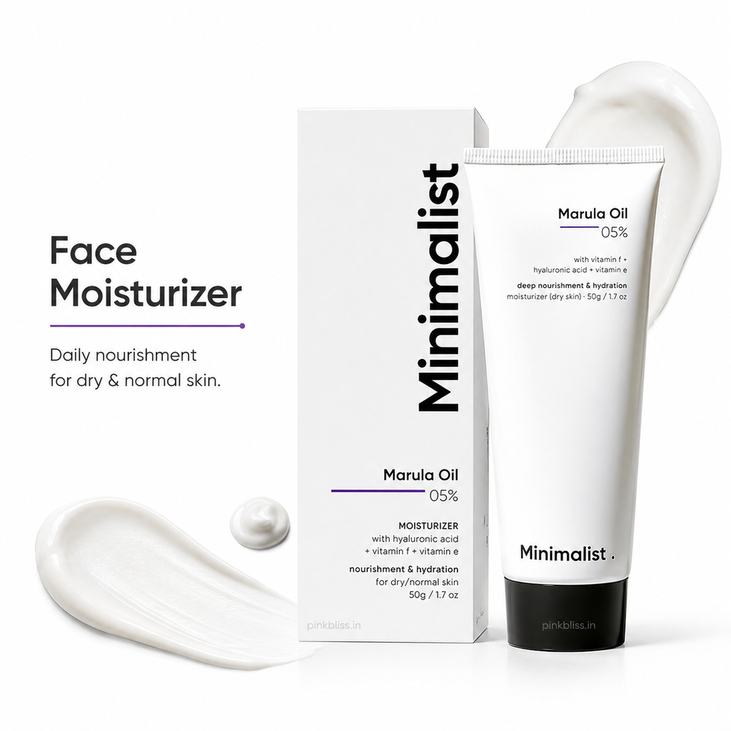Minimalist Marula Oil 5% Face Moisturizer for Dry & Normal Skin 50g