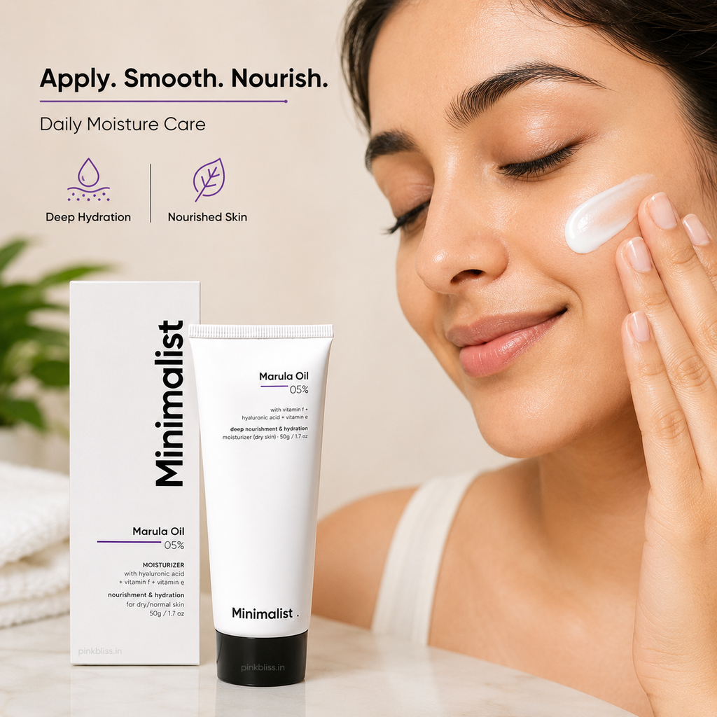 Minimalist Marula Oil 5% Face Moisturizer for Dry & Normal Skin 50g