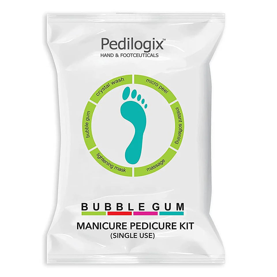 O3+ Pedilogix Bubblegum Manicure & Pedicure Kit for Hands & Feet 65g
