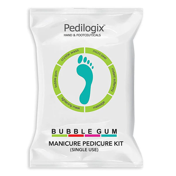 O3+ Pedilogix Bubblegum Manicure & Pedicure Kit for Hands & Feet 65g