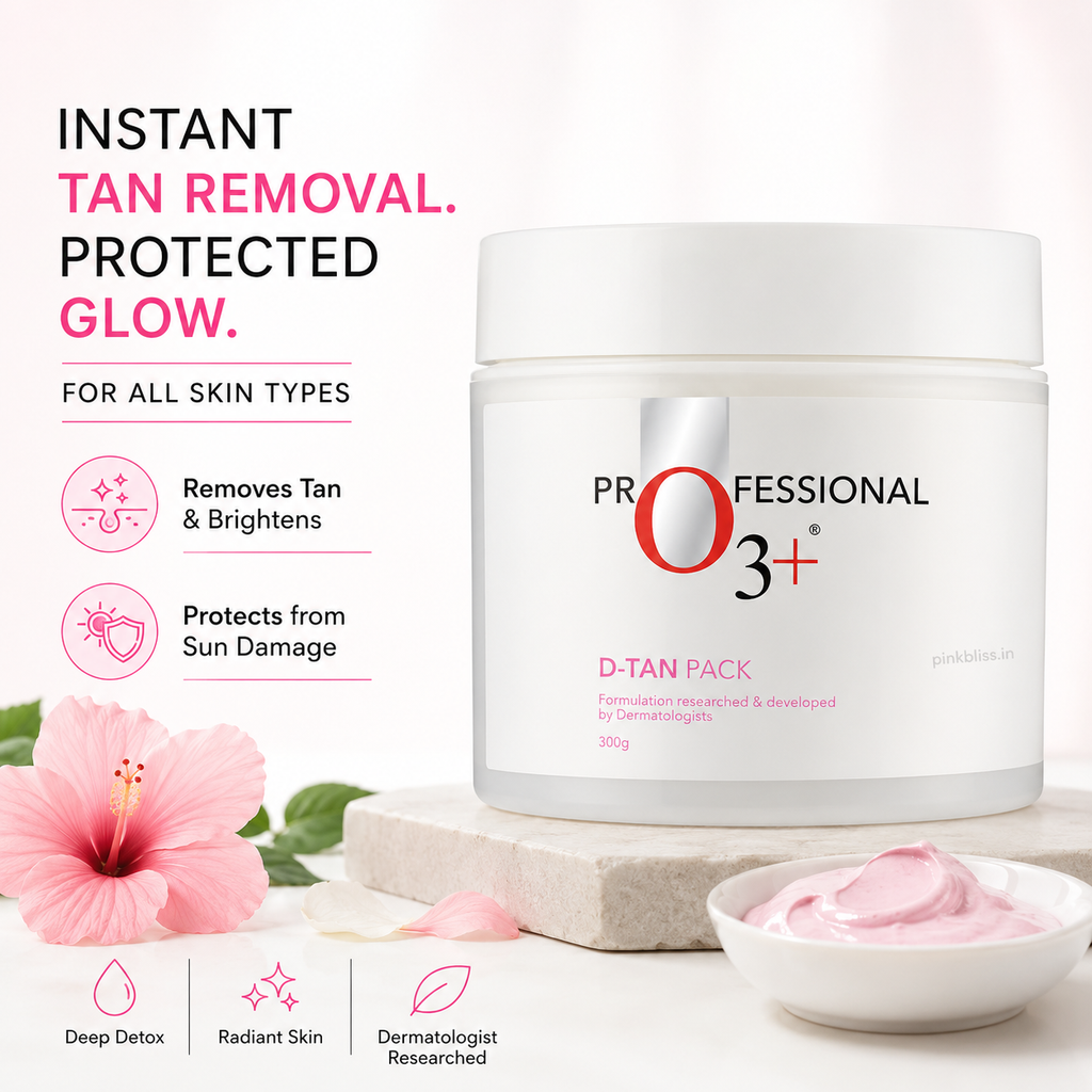 O3+ Professional D-TAN Pack for Instant Tan Removal & Sun Damage Protection 300ml