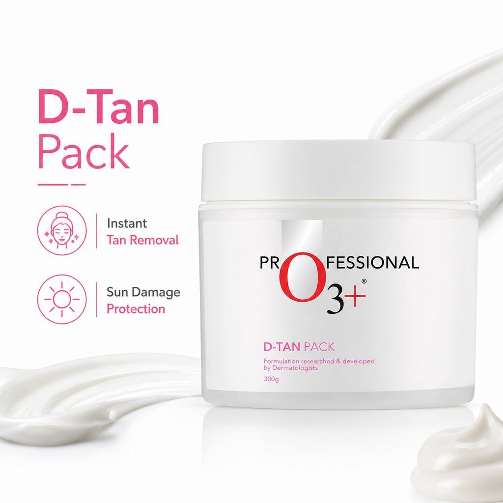 O3+ Professional D-TAN Pack for Instant Tan Removal & Sun Damage Protection 300ml