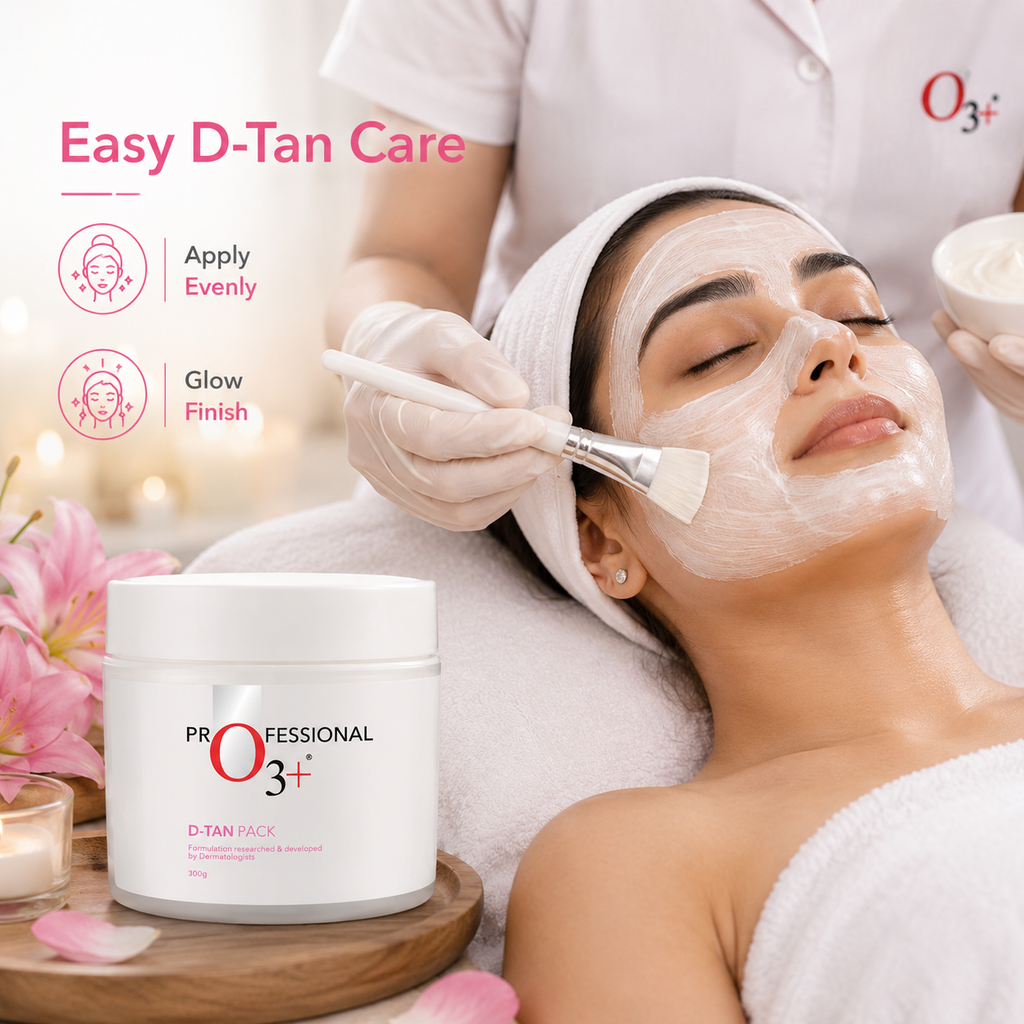 O3+ Professional D-TAN Pack for Instant Tan Removal & Sun Damage Protection 300ml