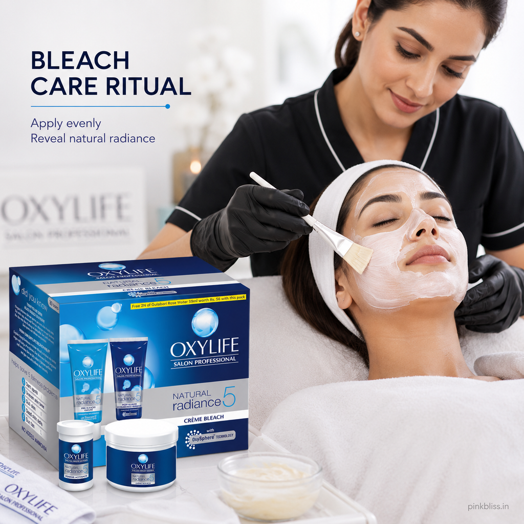 Oxylife Salon Professional Natural Radiance 5 Crème Bleach with Oxysphere Technology 310g