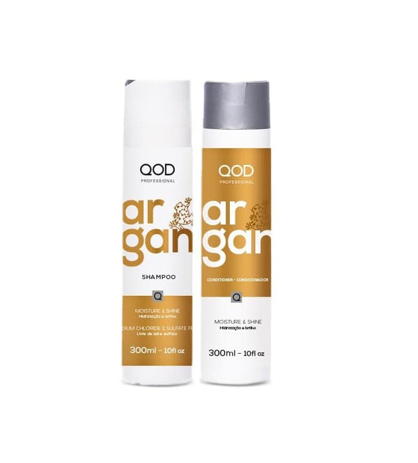 QOD Professional Argan Shampoo & Conditioner Combo 300ml Each