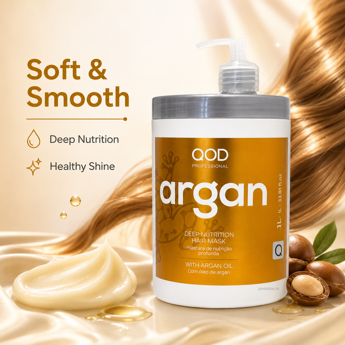 QOD Professional Argan Hair Mask 1000ml