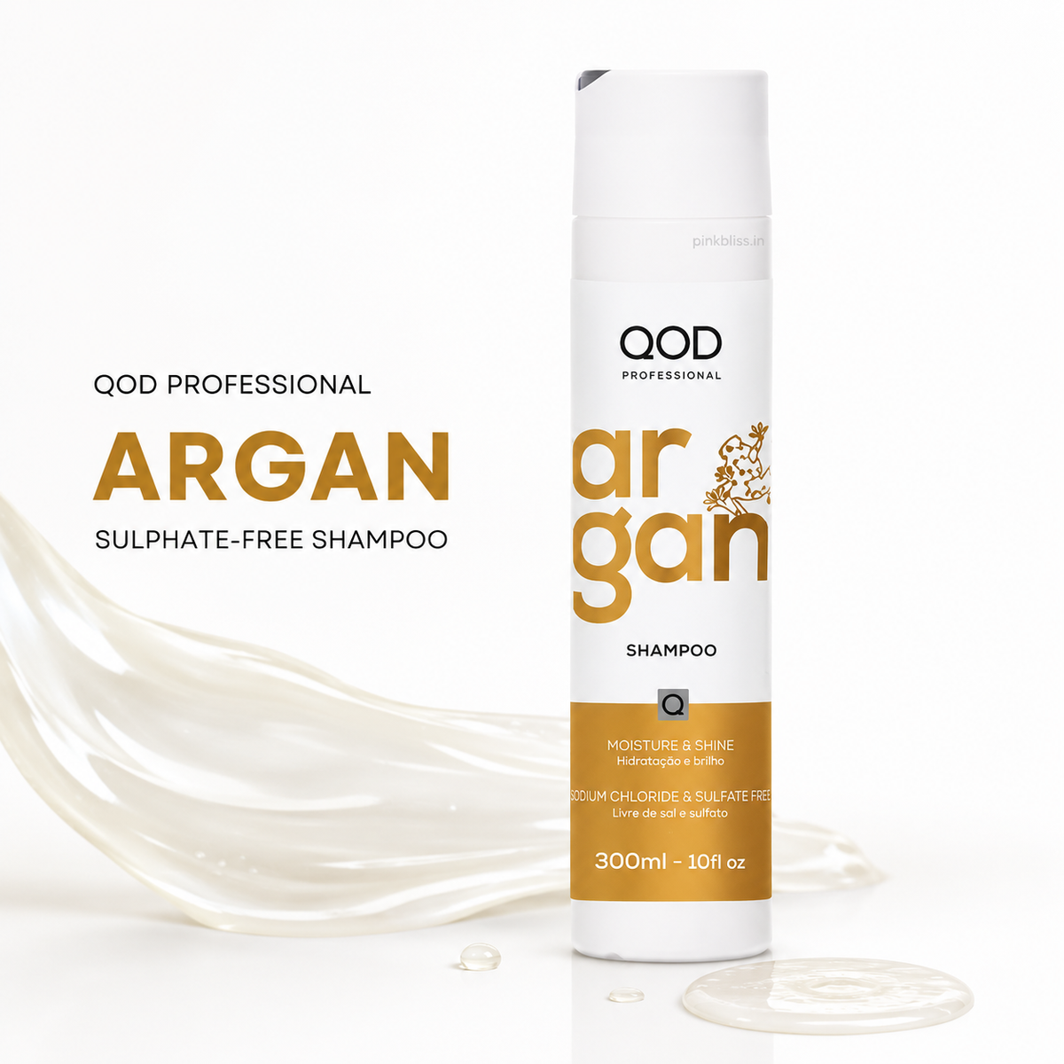 QOD Professional Argan Sulphate-Free Shampoo 300ml