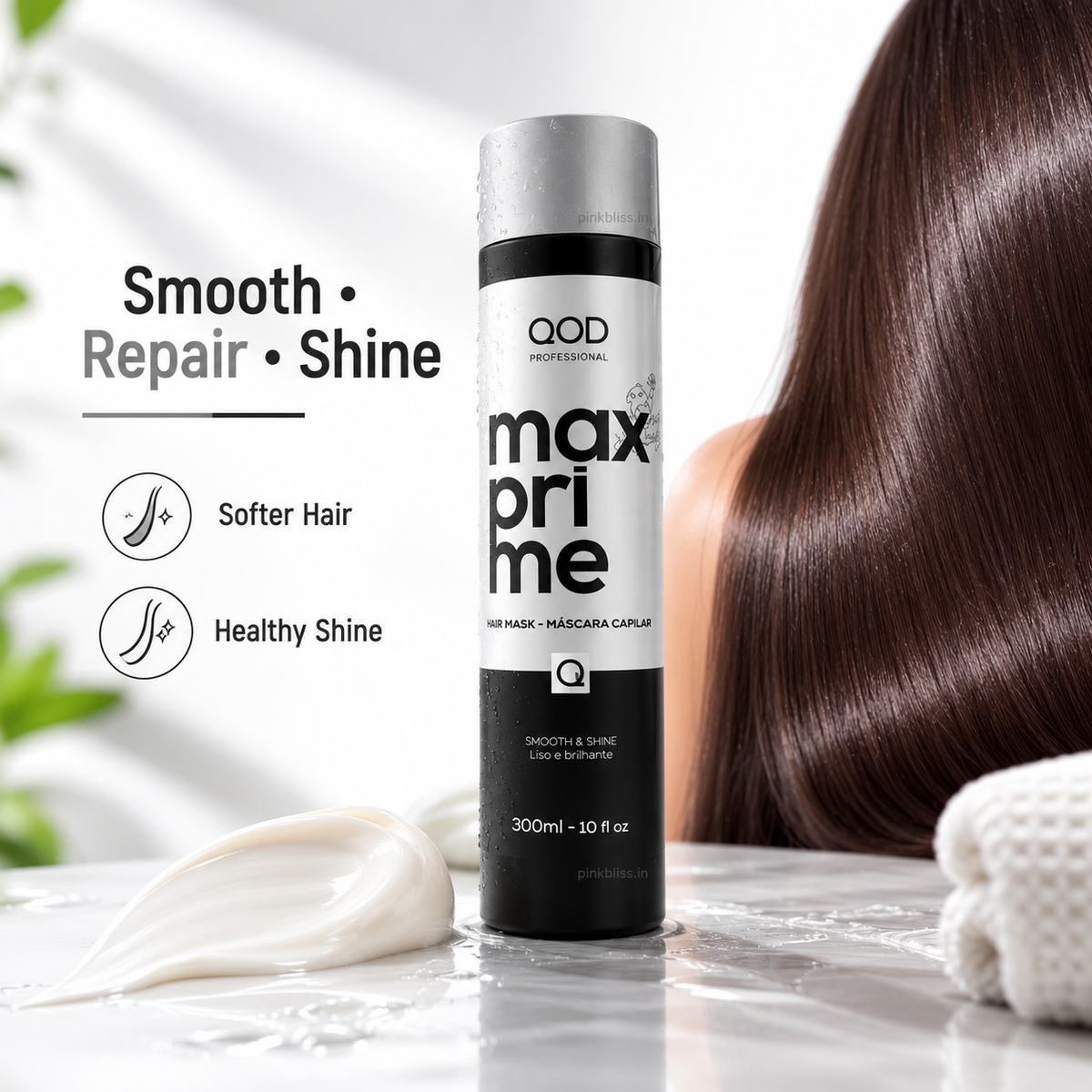 QOD Professional Max Prime After Treatment Hair Mask 300ml | Sulphate Free