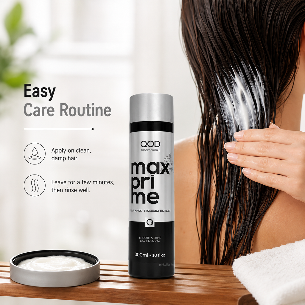 QOD Professional Max Prime After Treatment Hair Mask 300ml | Sulphate Free