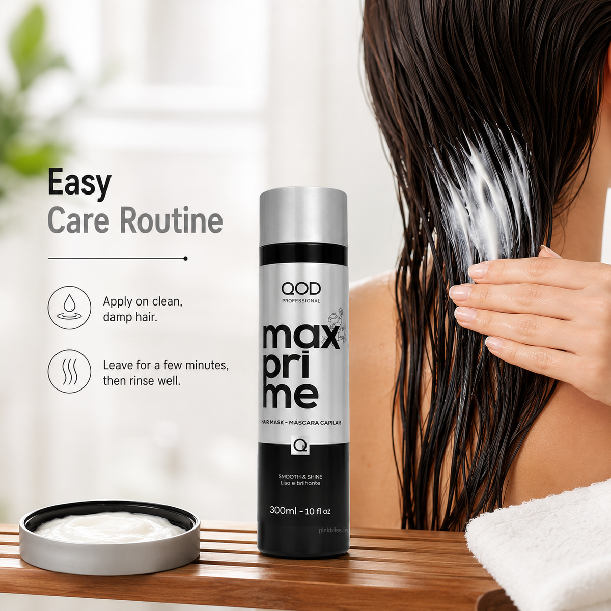 QOD Professional Max Prime After Treatment Hair Mask 300ml | Sulphate Free