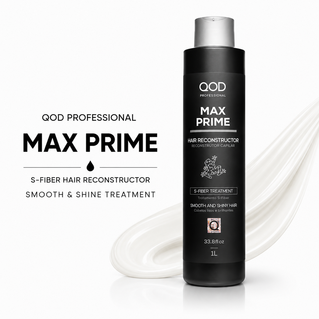 QOD Professional Max Prime S-Fiber Hair Reconstructor Smooth & Shine Treatment 1000ml