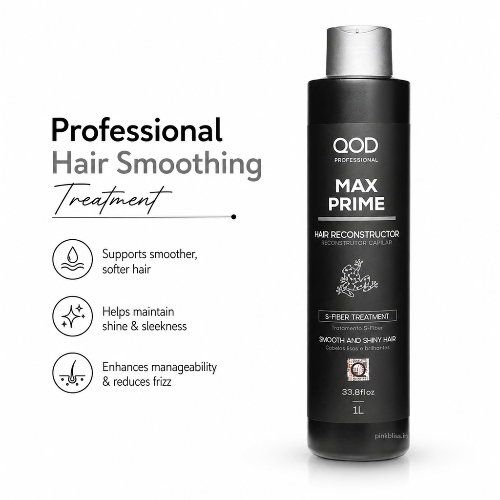 QOD Professional Max Prime S-Fiber Hair Reconstructor Smooth & Shine Treatment 1000ml