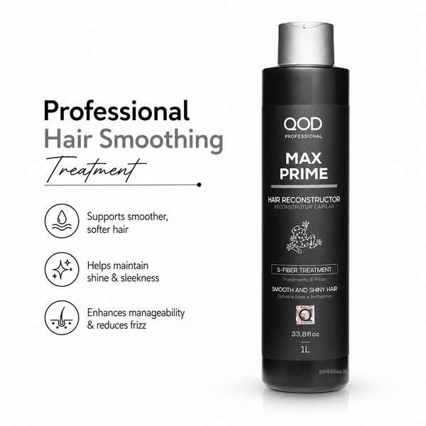 QOD Professional Max Prime S-Fiber Hair Reconstructor Smooth & Shine Treatment 1000ml