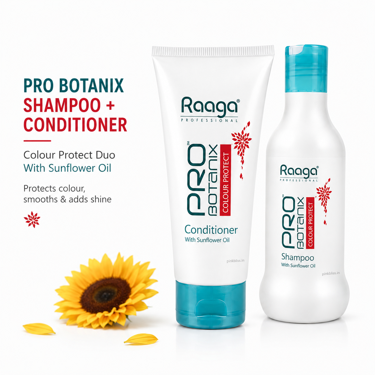 Raaga Professional Pro Botanix Color Protect Shampoo 200ml & Conditioner 100ml Combo