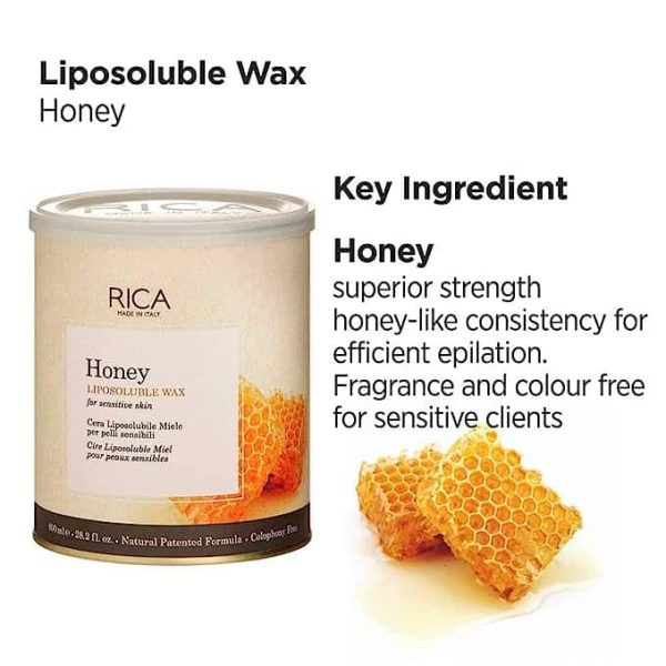 Rica Honey Liposoluable Wax – 800 ML