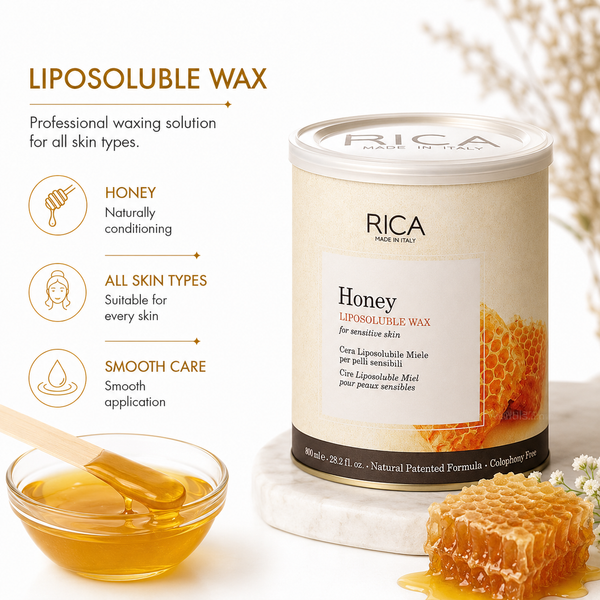 Rica Honey Liposoluable Wax – 800 ML