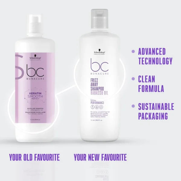 Schwarzkopf Professional BC Bonacure Frizz Away Shampoo with Babassu Oil 1000ml