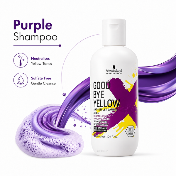 Schwarzkopf Professional Goodbye Yellow Neutralising & Anti-Yellow Sulfate Free Purple Shampoo 300ml