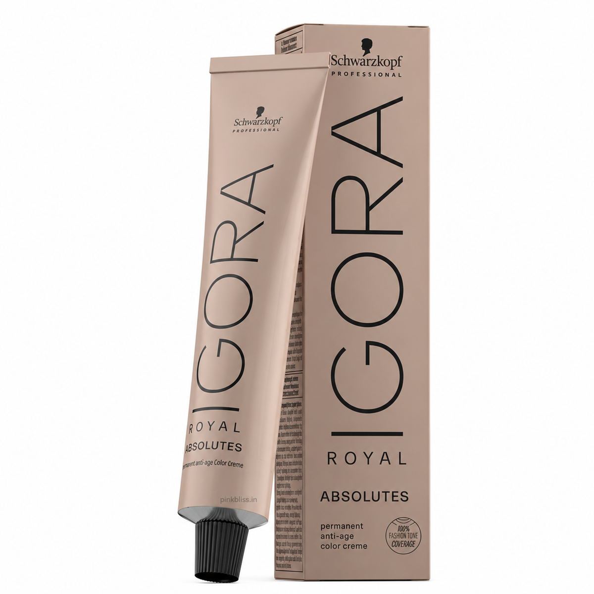 Schwarzkopf Professional IGORA ROYAL Absolutes 7-50 Medium Blonde Gold Natural Permanent Hair Color 60ml