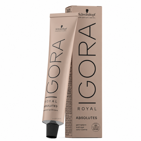 Schwarzkopf Professional IGORA ROYAL Absolutes 7-50 Medium Blonde Gold Natural Permanent Hair Color 60ml
