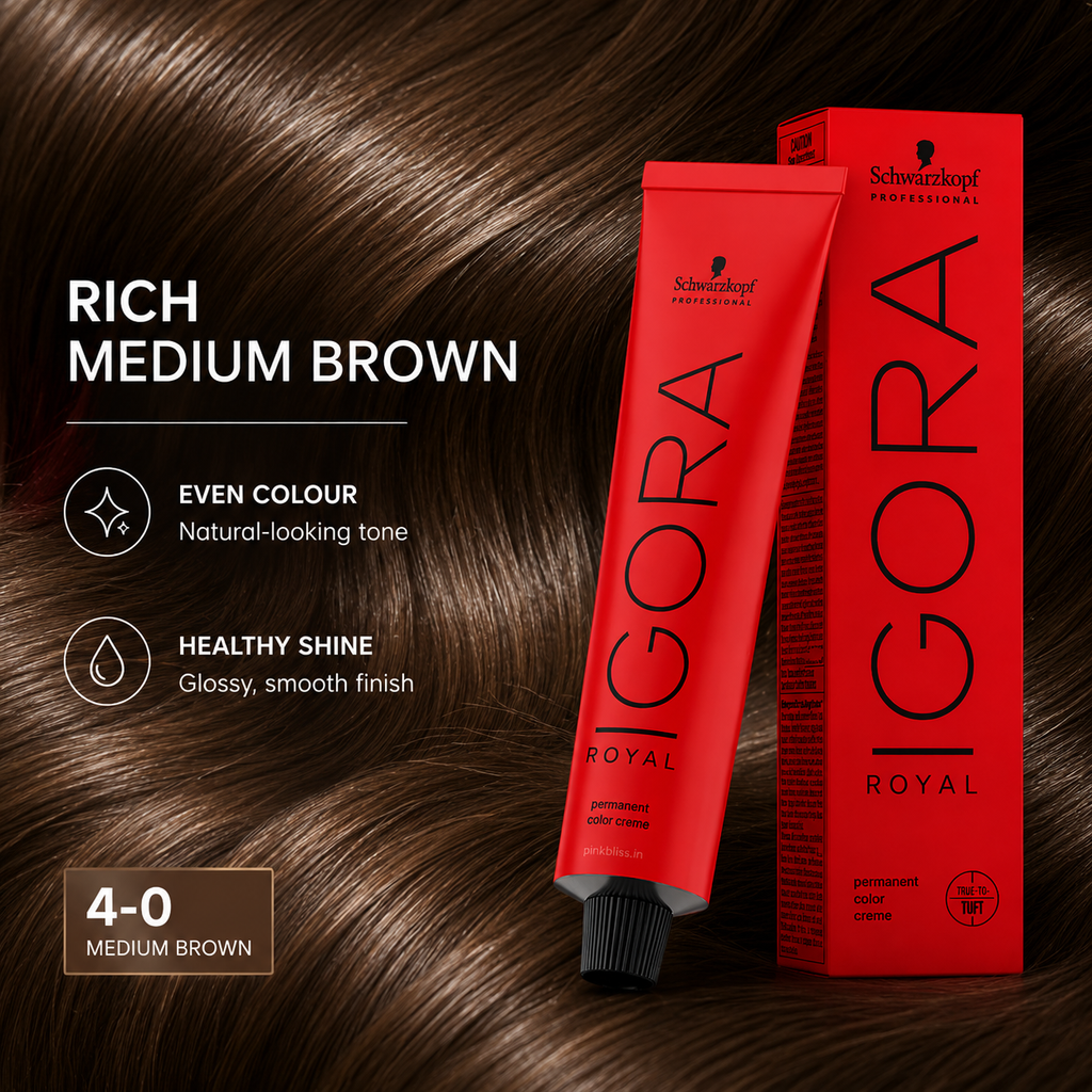 Schwarzkopf Professional IGORA Royal Permanent Hair Color 4-0 Medium Brown 60ml