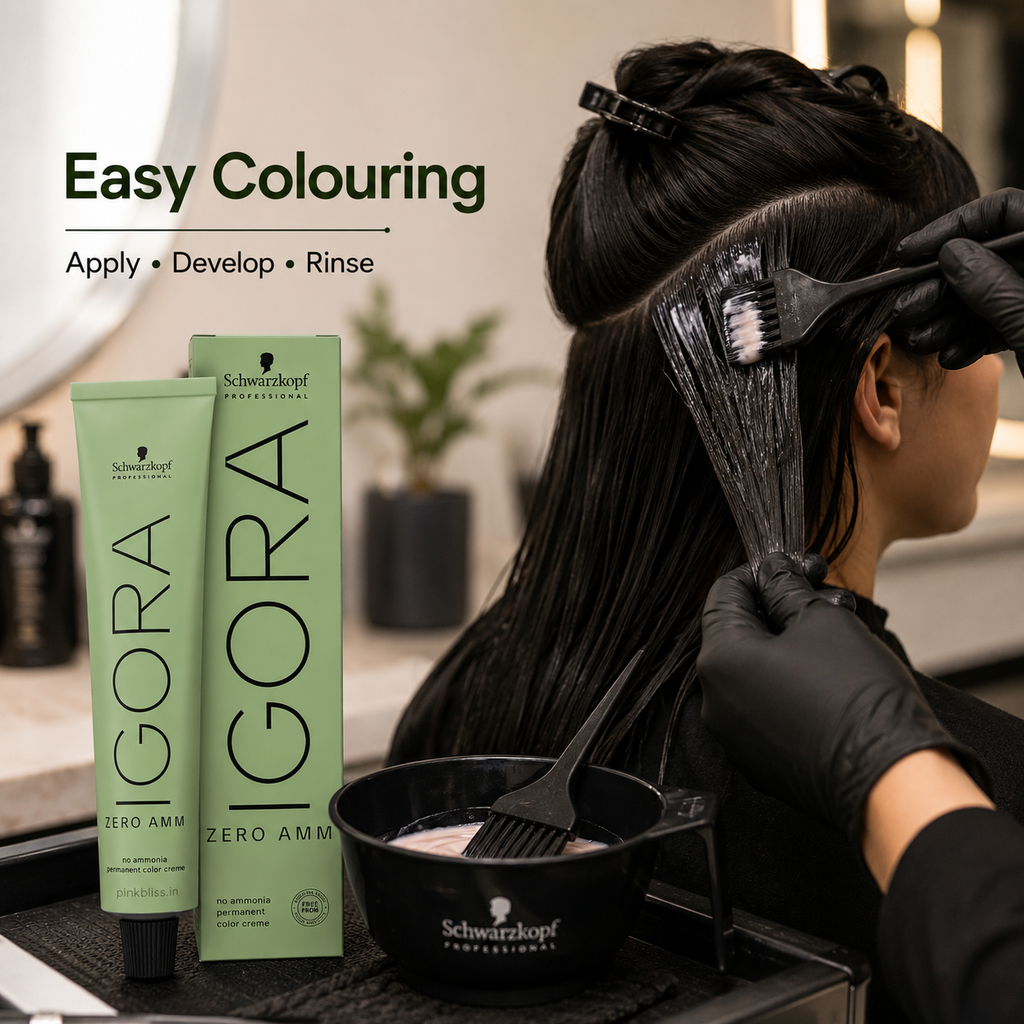 Schwarzkopf Professional IGORA Zero AMM Permanent Hair Color 1-0 Black 60g