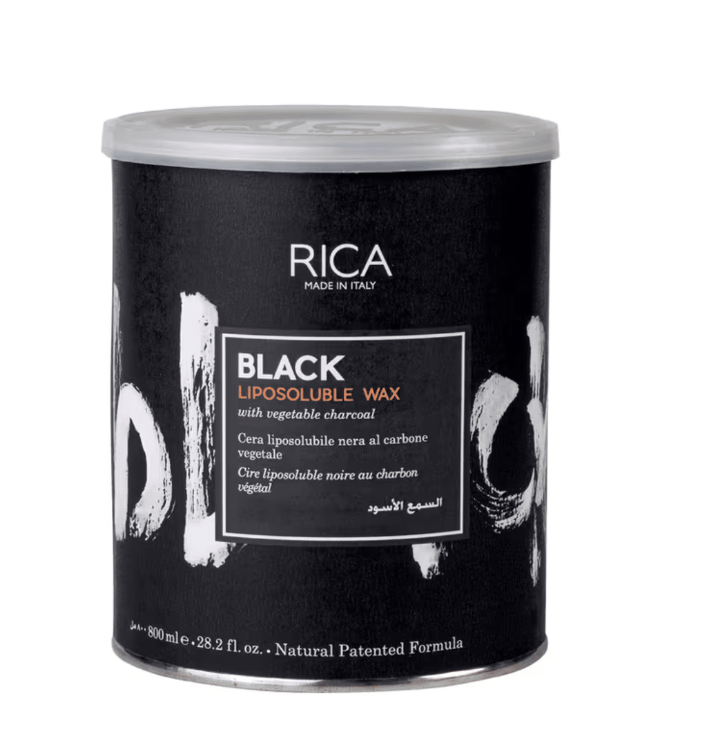Rica Black Liposoluble Wax for All Skin Types 800ml