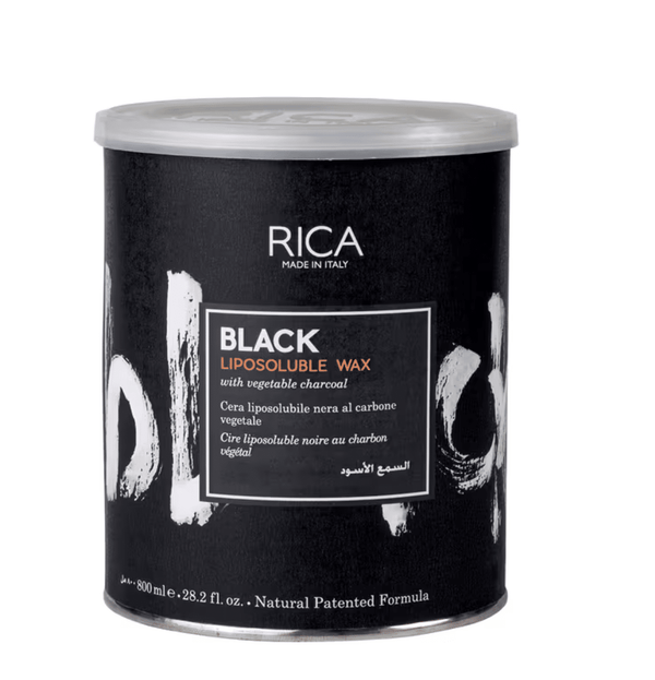 Rica Black Liposoluble Wax for All Skin Types 800ml