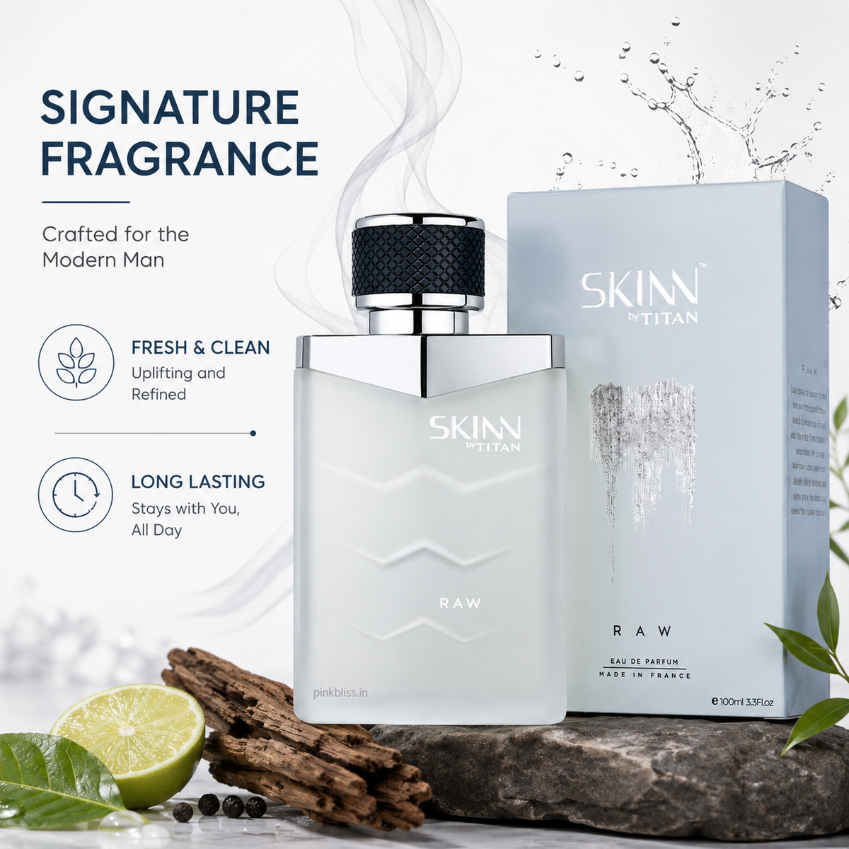 Skinn by Titan Raw Eau De Parfum for Men 100ml
