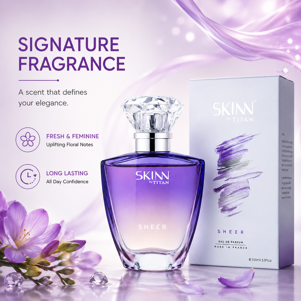 Skinn by Titan Sheer Eau De Parfum for Women 100ml