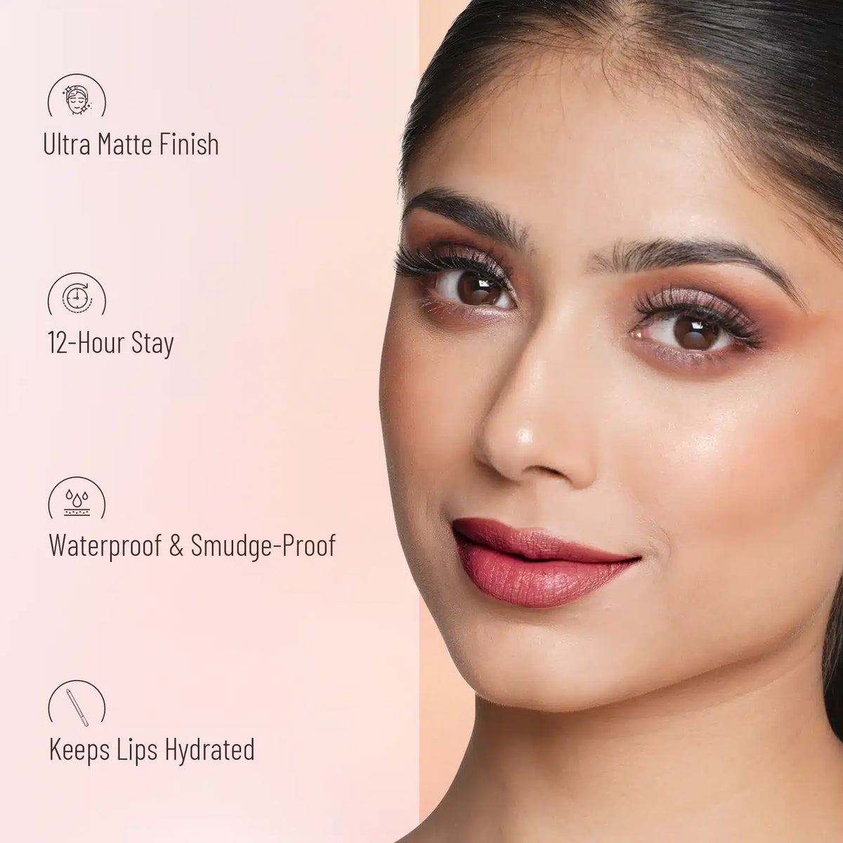 Swiss Beauty Stay On Matte Lip Crayon | Long Lasting Matte Lipstick (24 Shades)