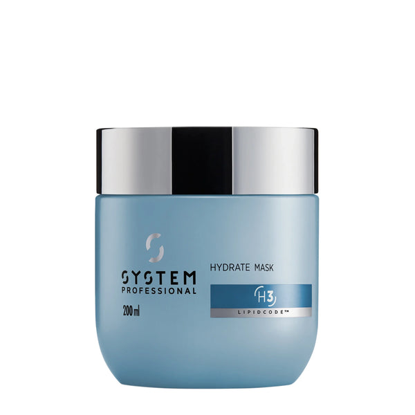 System Professional Hydrate Mask H3 For Deep Moisture & Dry Hair Nourishment 200ml