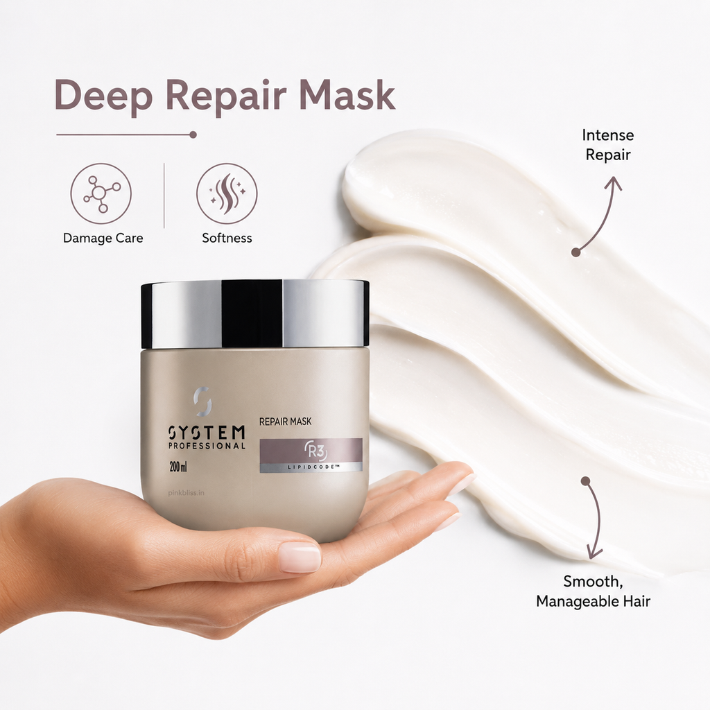 System Professional Repair Mask R3 For Deep Repair Of Damaged & Chemically Treated Hair 200ml