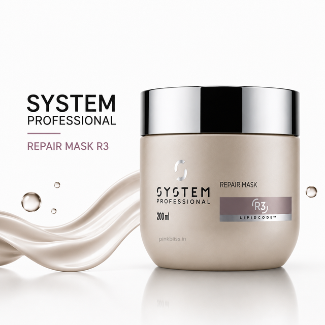 System Professional Repair Mask R3 For Deep Repair Of Damaged & Chemically Treated Hair 200ml