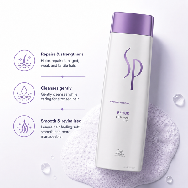 System Professional Repair Shampoo For Damaged, Weak, Brittle & Dull Hair 250ml