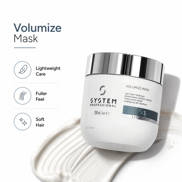 System Professional Volumize Mask V3 For Fine, Flat & Limp Hair 200ml