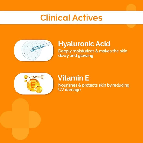 The Derma Co 1% Hyaluronic Sunscreen Aqua Gel SPF 50 PA++++ 50g