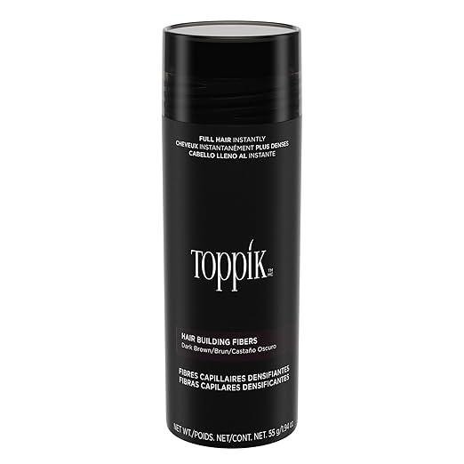 Toppik Hair Building Fibers Dark Brown For Instant Hair Thickening 55g