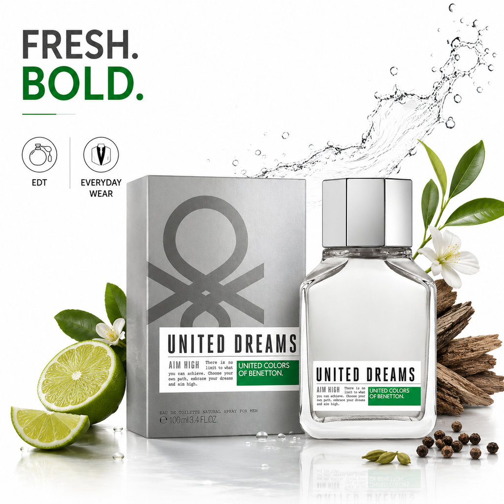 United Colors of Benetton United Dreams Aim High Eau De Toilette For Men 100ml