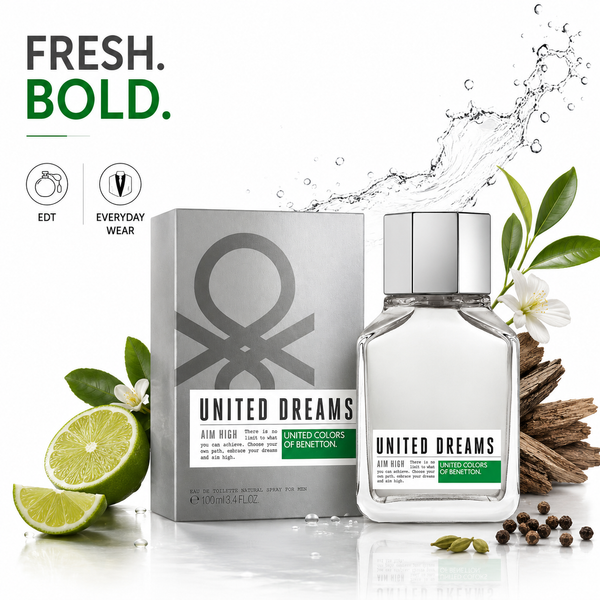 United Colors of Benetton United Dreams Aim High Eau De Toilette For Men 100ml