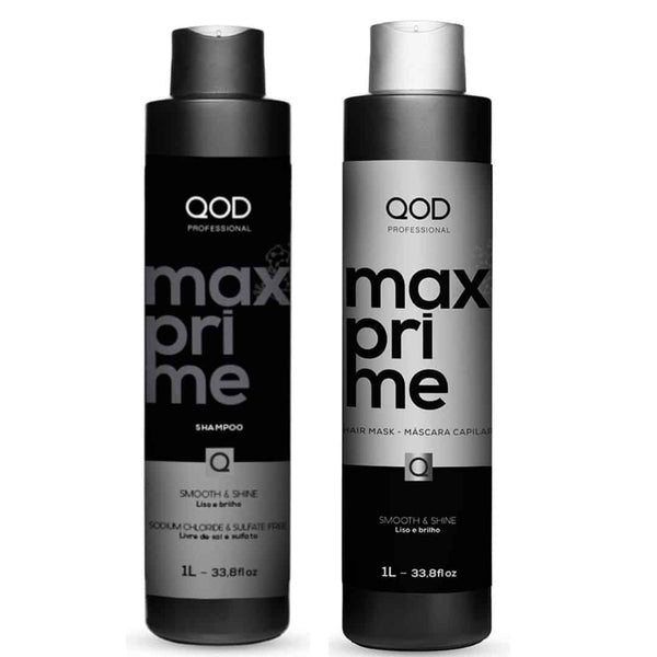 QOD Professional Max Prime After Treatment Shampoo & Hair Mask Combo 1000ml Each
