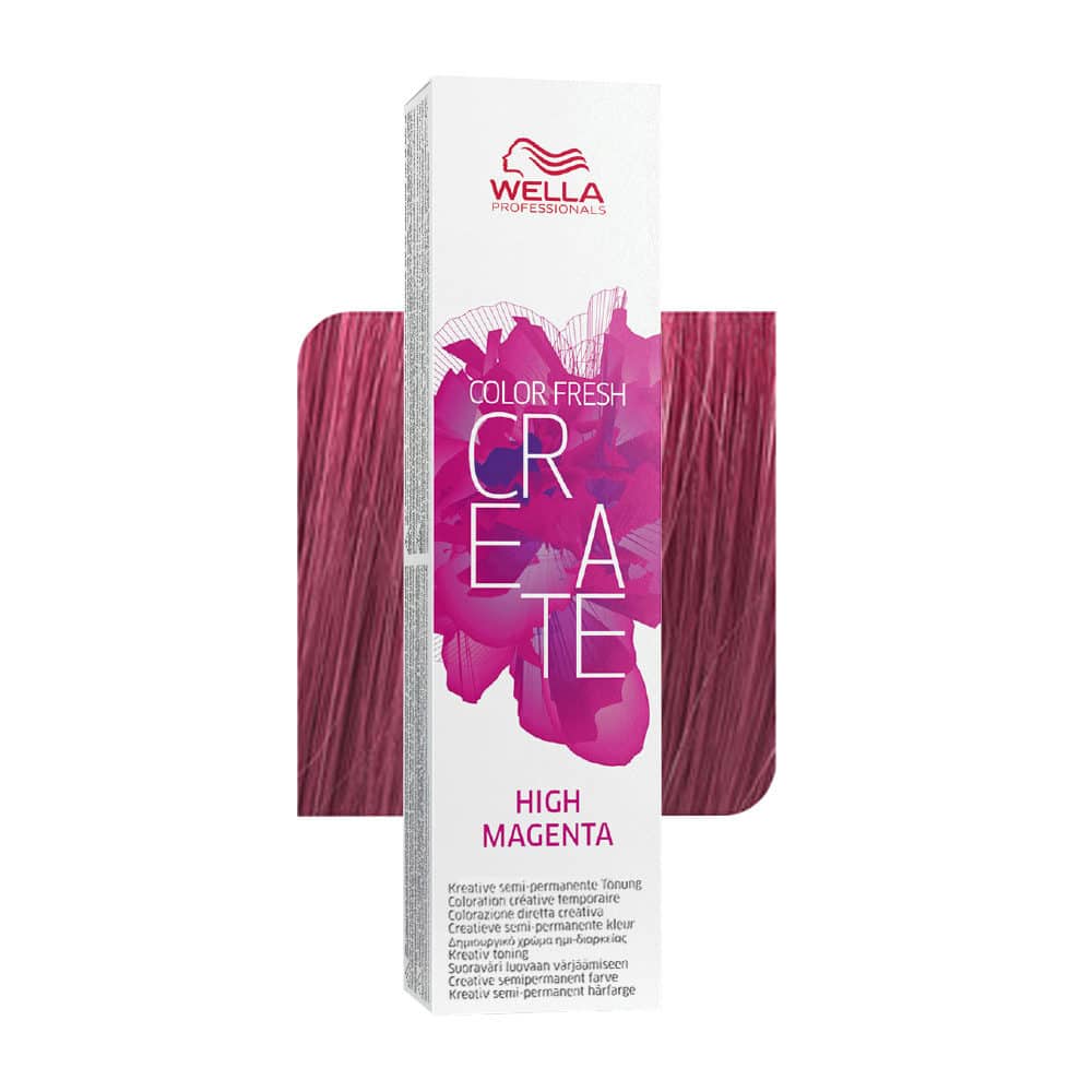 Wella Color Fresh CREATE High Magenta Semi Permanent Hair Color For Vibrant Fashion Shades 60ml